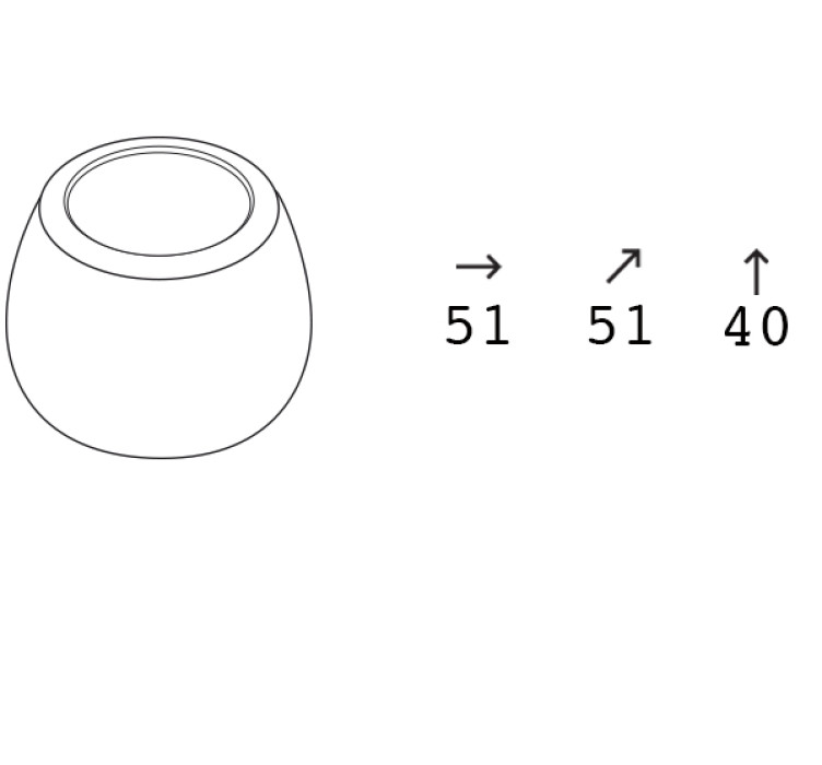 Вуличне кашпо для квітів та рослин Boom Pot 6488 C2 White (6488C2)5